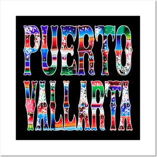 Puerto Vallarta Mexico Blanket Colorful Design Posters and Art